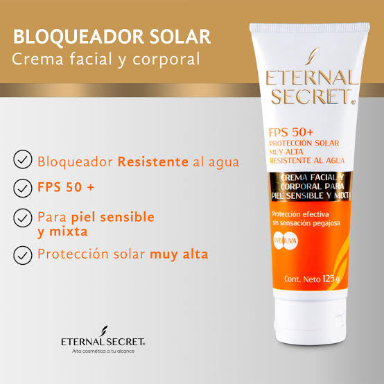 Bloqueador Solar Eternal Secret